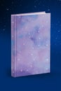 Hardcover book of stars - clipping path Royalty Free Stock Photo