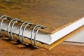 Hardcover wire-o closeup III Royalty Free Stock Photo