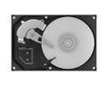 Harddisk Drive Isolated Royalty Free Stock Photo