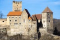 Hardegg castle in north Austria Royalty Free Stock Photo