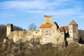 Hardegg castle in north Austria Royalty Free Stock Photo