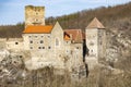 Hardegg castle in north Austria Royalty Free Stock Photo