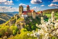 Hardegg Castle Spring Time in Thayatal Valley, Austria Royalty Free Stock Photo