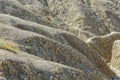 hardened lava from the muddy volcanoes in Romania