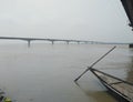 Harding Bridge and Lalon Shah Bridge over the river Padma.