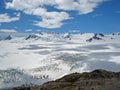 Harding Icefield and Exit glacier Kenai Alaska Royalty Free Stock Photo