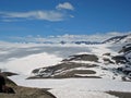 Harding Icefield and Exit glacier Kenai Alaska Royalty Free Stock Photo