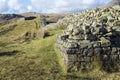 Hardknott Castle wall East entrance Royalty Free Stock Photo