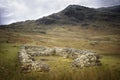 Hardknott Roman Fort, Lake District, England Royalty Free Stock Photo