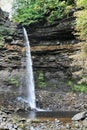 Hardraw Force Waterfall, North Yorkshire, England, UK Royalty Free Stock Photo