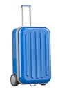 Hardside Luggage with Spinner Wheels and Telescoping Handle, 3D rendering