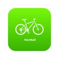 Hardtail bike icon, simple style Royalty Free Stock Photo