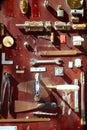 Hardware equipment vintage wood display
