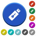 Hardware key beveled buttons