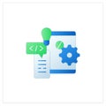 Hardware platform flat icon Royalty Free Stock Photo