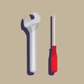 hardware tool. Vector illustration decorative design