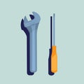 hardware tool. Vector illustration decorative design