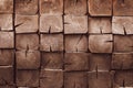 Hardwood background with dirty planks. Brown wooden texture. Pine wood - material, copy space. Oak, grain timber wall. Vintage, ab Royalty Free Stock Photo