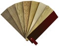 Hardwood Color Swatch Royalty Free Stock Photo