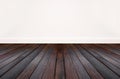 Hardwood floor and white wall