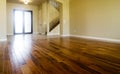 Hardwood flooring in new home Royalty Free Stock Photo