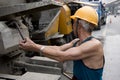 Hardworking laborer Royalty Free Stock Photo