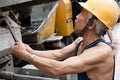 Hardworking laborer Royalty Free Stock Photo