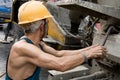 Hardworking laborer Royalty Free Stock Photo