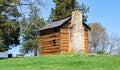 Kitchen Cabin on the Grounds of Booker T. Washington National Monument Royalty Free Stock Photo