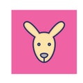 Hare Isolated Vector icon that can be easily modified or edited