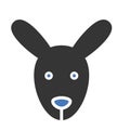 Hare Isolated Vector icon that can be easily modified or edited