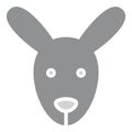 Hare Isolated Vector Icon which can be easily modified or edited as you want