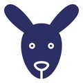 Hare Isolated Vector Icon which can be easily modified or edited as you want