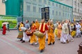 Hare Krishna devotees in Moscow