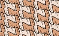 Hare or rabbit tessellation, background in Escher style