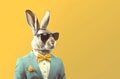 Hare Wearing Suit, Generative AI