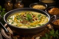 Harees Lahem - Traditional Middle Eastern Wheat and Meat Porridge