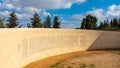 Harel Brigade independence memorial at Rothschild street aside Sacker Park in Givat Ram quarter of Jerusalem, Israel Royalty Free Stock Photo