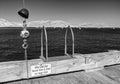 Harford Pier at Port San Luis harbor, infrared