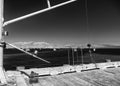 Harford Pier at Port San Luis harbor, infrared