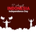 hari kemerdekaan illustration Royalty Free Stock Photo