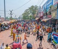 Haridwar crowd Royalty Free Stock Photo