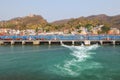 View of Bhimgoda Barrage, Hydroelectric dam in Haridwar