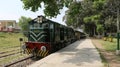 Pakistan Railways Train Waiting at Platform