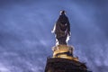 Our Lady of Lebanon statue in Harissa town Royalty Free Stock Photo