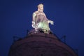 Our Lady of Lebanon statue in Harissa town Royalty Free Stock Photo