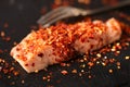 Harissa spice mix - morrocan red hot chilles with king prawns