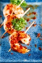 Harissa spice mix - morrocan red hot chilles with king prawns