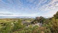 Harlech Castle at sunrise Royalty Free Stock Photo