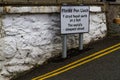 Editorial, Sign for Ffordd Pen Llech, now second steepest street in world. Barmouth, Gwynedd, North Wales, UK, landscape